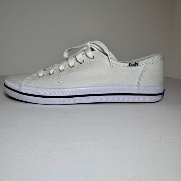 Keds Women's Size 7.5 Lace Up Sneakers, white with Dream Foam - Picture 13 of 15